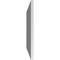 Ekena Millwork Vertical Surface Mount PVC Gable Vent: Non-Functional, w/ 3-1/2"W x 1"P Standard Frame, 30"W x 22"H GVPVE30X2201SN - alternate 5